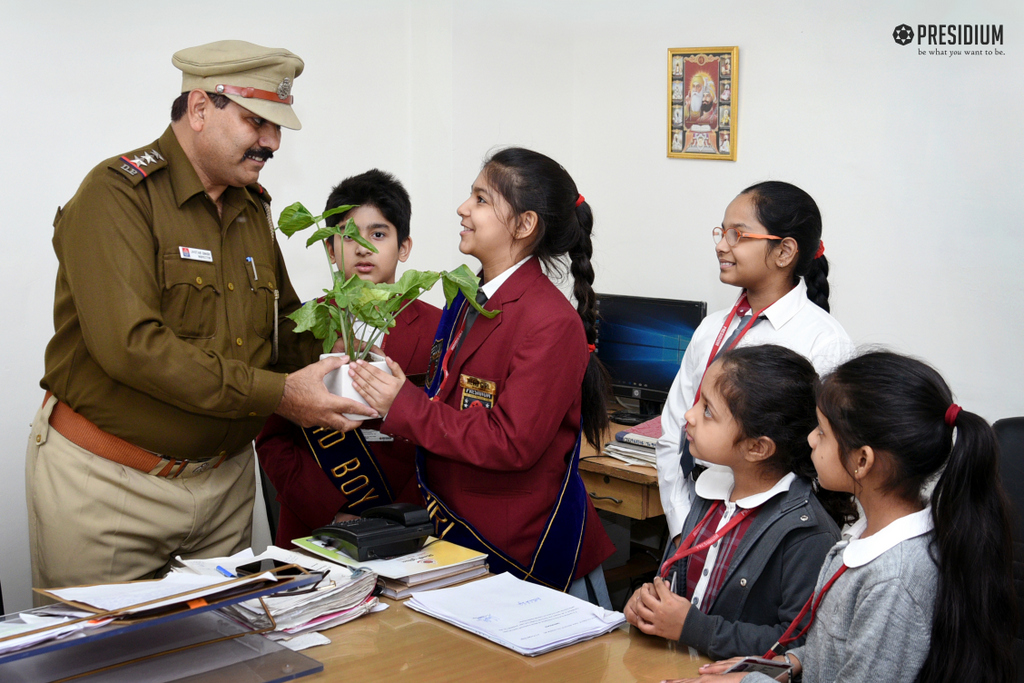 Presidium Punjabi Bagh, PRESIDIANS VISIT LOCAL POLICE STATION TO CELEBRATE APPRECIATION DAY